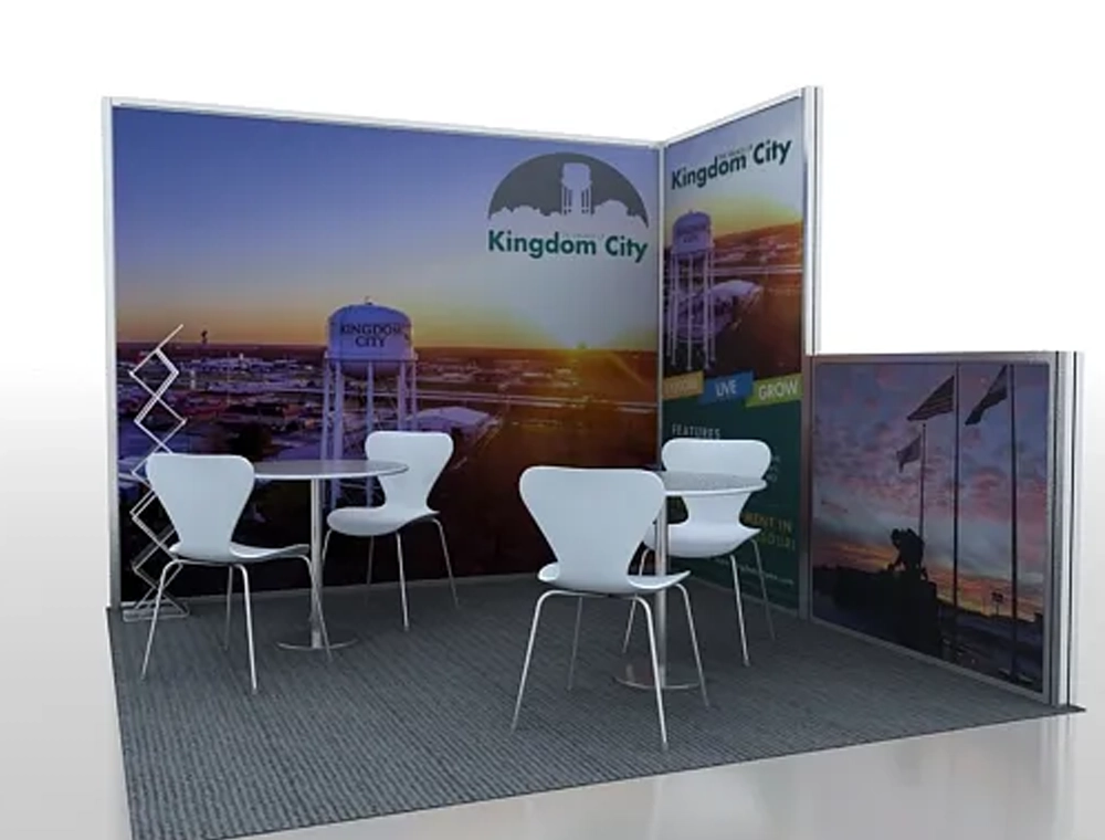 Innovative 10x10 booth design for trade shows